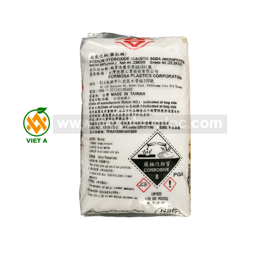 Xút Vảy – NaOH 98% Formosa Đài Loan